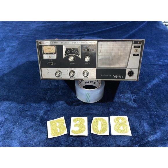 SUPER RARE LAFAYETTE HE-43C CB RADIO TRANSCEIVER BASE STATION PARTS/RESTORE